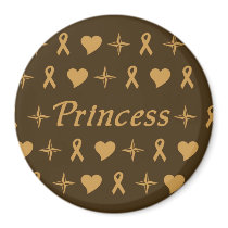 Princess Fashion Magnet Brown/Tan