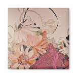 Princess garden Yellow flowers Fridge Magnets