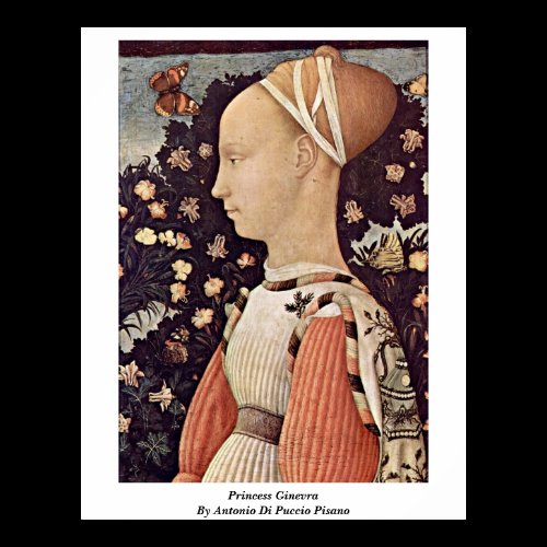 Princess Ginevra By Antonio Di Puccio Pisano Posters