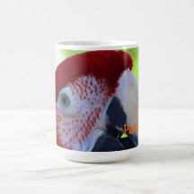 Princess Green Wing Macaw Coffee Mug