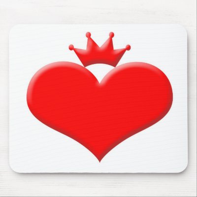 princess heart mousepad by cycreation