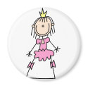 Princess In Ball Gown Magnet
