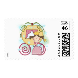 Princess in Carriage T-shirts and Gifts stamp