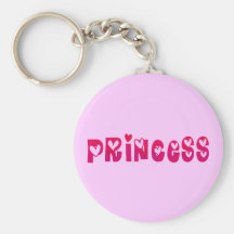 Princess in Hearts Keychains