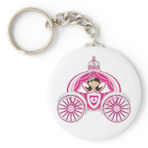 Princess in Royal Carriage Keychain