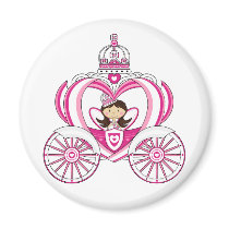Princess in Royal Carriage Magnet