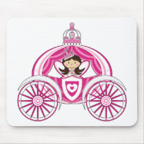 Princess in Royal Carriage Mousepad