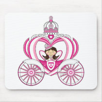 Princess in Royal Carriage Mousepad