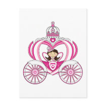 Princess in Royal Carriage Postcard