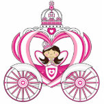 Princess in Royal Carriage Sculpture Cut Outs