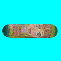 Princess Isabella Meets the Sky skateboards