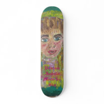 Princess Isabella Meets the Sky skateboards by WhenYouMakeAWish Princess Isabella Meets the Sky skateboards