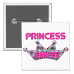 Princess Jennifer Button