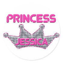 Princess Jessica stickers by CustomNameProducts Princess Jessica stickers