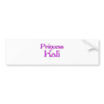 Princess Kali Bumper Stickers