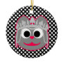 Princess Kitty Pink - Gray Christmas Ornaments