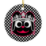 Princess Kitty Pink Christmas Ornaments