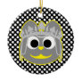 Princess Kitty Yellow - Gray Christmas Tree Ornament