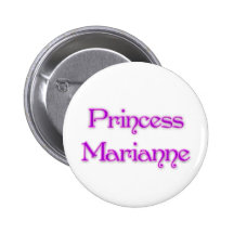 Princess Marianne Pinback Button