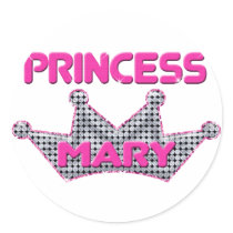 Princess Mary stickers by CustomNameProducts Princess Mary stickers