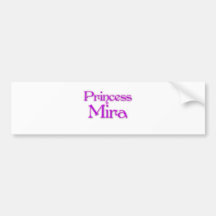 Princess Mira Bumper Sticker