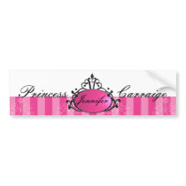 Princess Name Filigree bumper stickers
