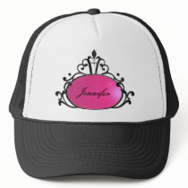 Princess Name Filigree hats