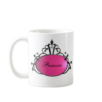 Princess Name Filigree Mugs