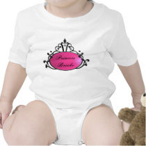 Princess Name Filigree Rompers