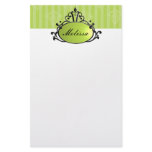 Princess Name Filigree Customized Stationery