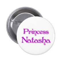 Princess Natasha Pinback Button