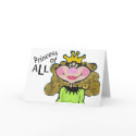 princess of all greeting card by lissame73 princess of all greeting card