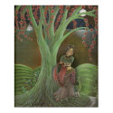 'Princess of India' Art Poster bronze matte uv print