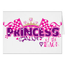 Princess of the Track Card