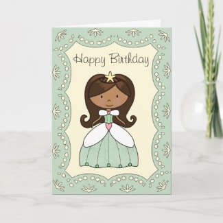 Princess of the Valley Birthday Card card
