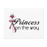 Princess on the Way - Customized postcards