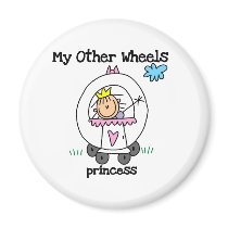 Princess Other Wheels magnets by stick_figures Princess Other Wheels magnets
