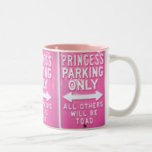 Princess parking mug