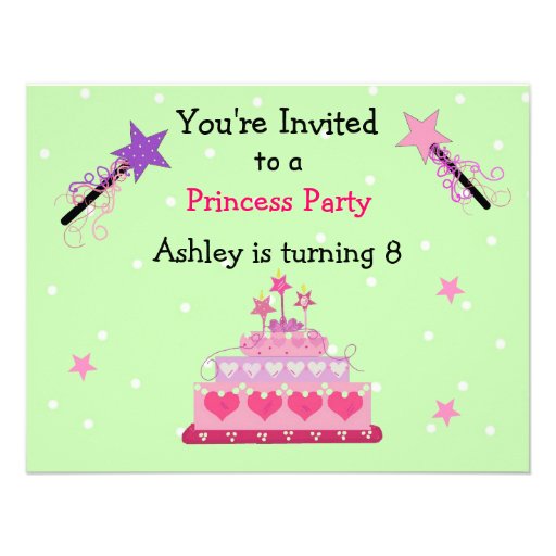 Princess Party Birthday Invitation Princess Party Birthday Invitation