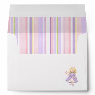 Princess Party Envelopes with Matching Invitation envelope
