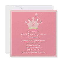 Princess Party Invitation by berryberrysweet Princess Party Invitation