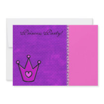Princess Party invitations