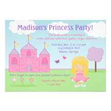 Princess Party Invitation