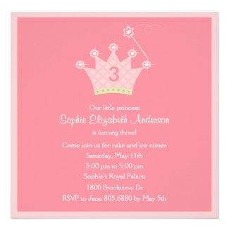 Princess Party Invitation