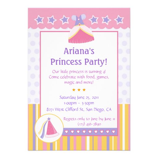 Princess Party Invitation