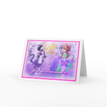 Princess Party Invitation cards