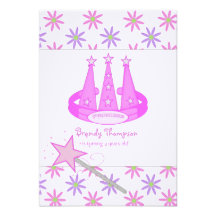 Princess Party Invitations