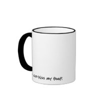 Princess_Piggy, You can kiss my feet! mugs by Milica011 Princess_Piggy, You can kiss my feet! mugs