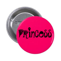Princess Pinback Buttons