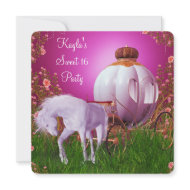 Princess Pink Sweet 16 Birthday Party invitation